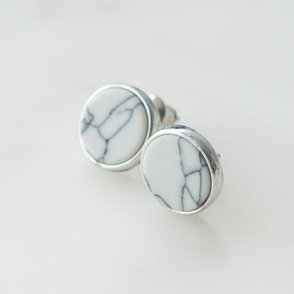 Marble Stud Earrings